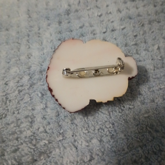 Extremely cute little set! Snowman brooch and earrings. - Picture 6 of 7